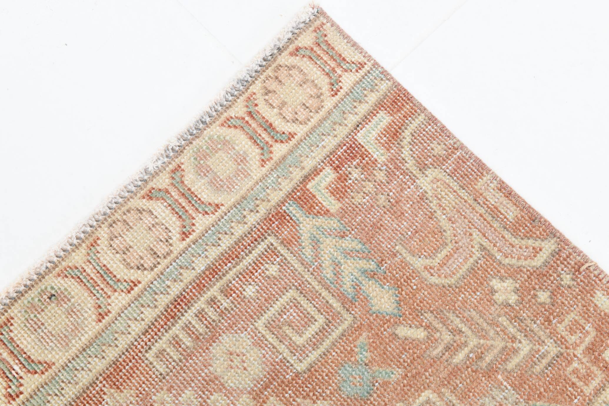 Shades Of Pale Pink Persian Runner Rug