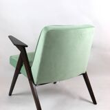 Light Green Bunny Armchair by Józef Chierowski, 1970s