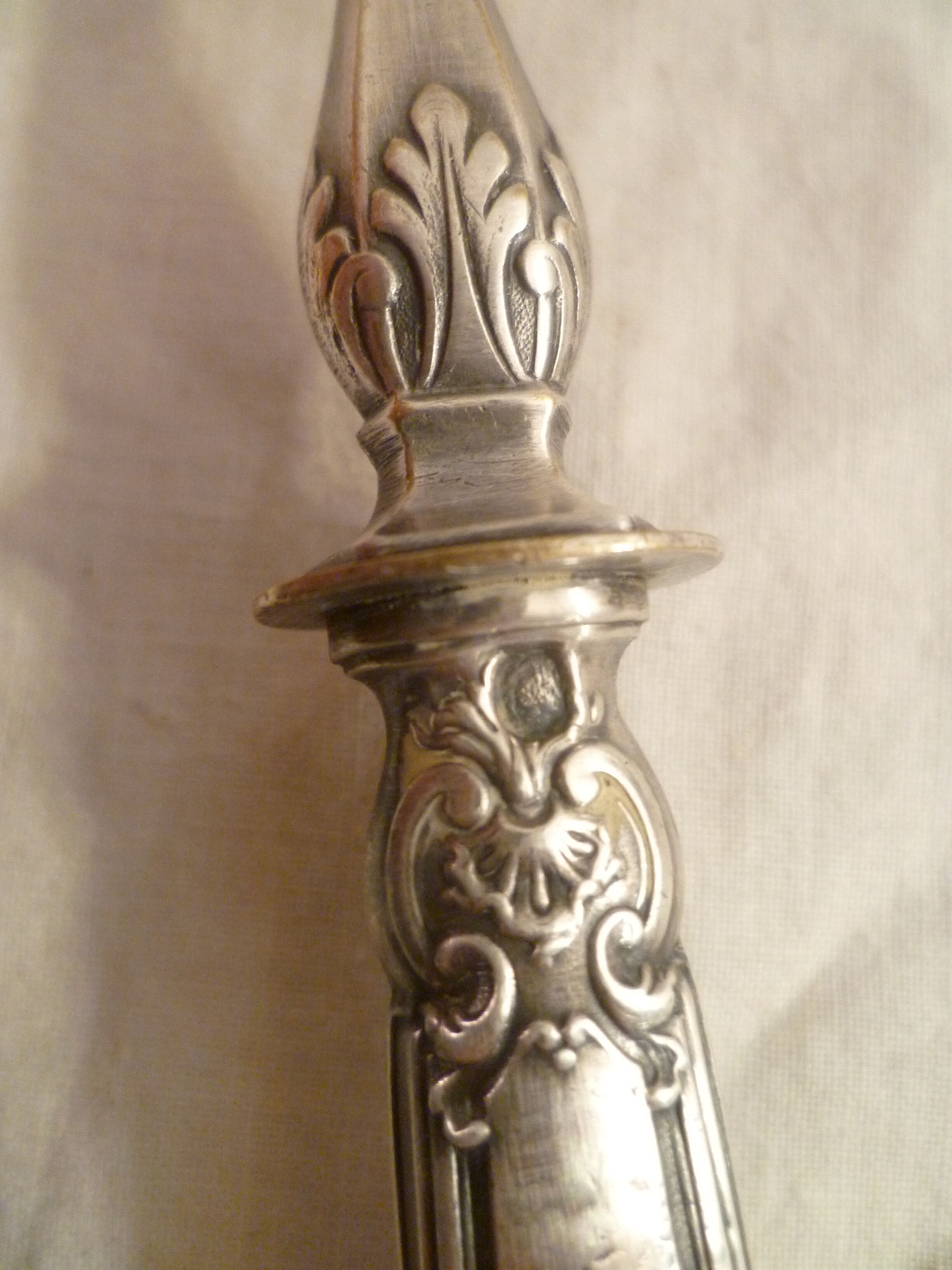 Silver cream entremet spoon hallmark classic styl minerva