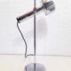 Lampe de bureau en métal chromé