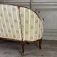Louis XV style carved wooden basket bench, circa 1880