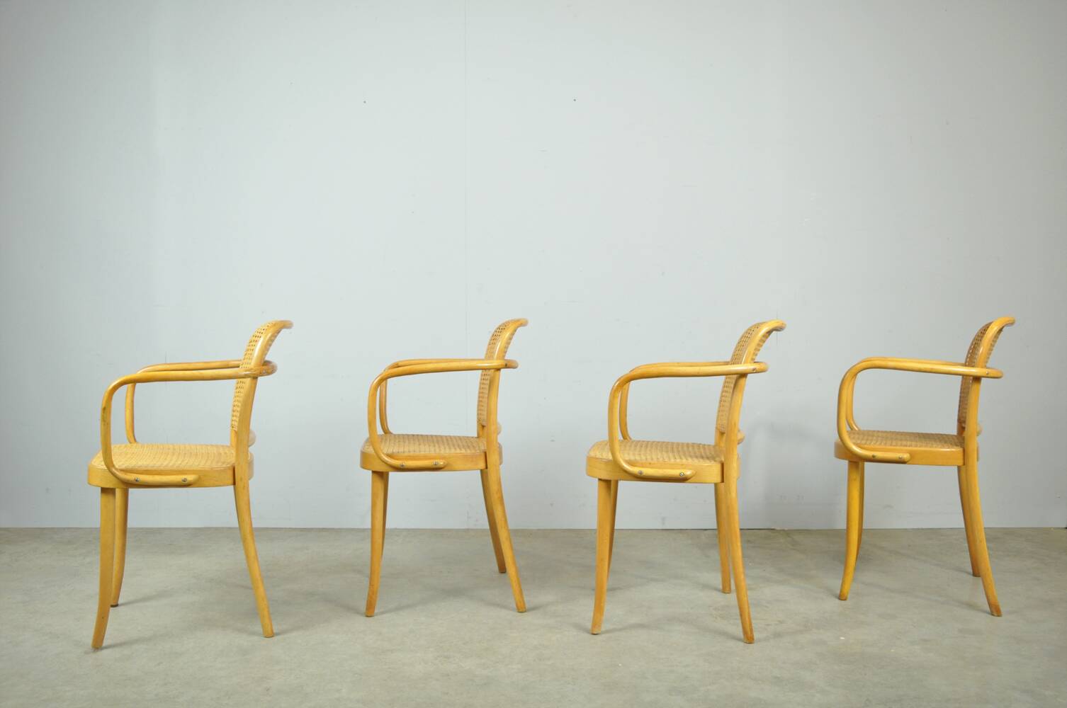 Vintage chairs by Joseph Hoffmann 1950s, Poland