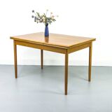 Danish Extendable Oak Dining Table, 1960s