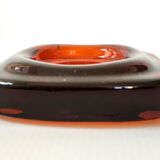 Vintage glass ashtray 1970