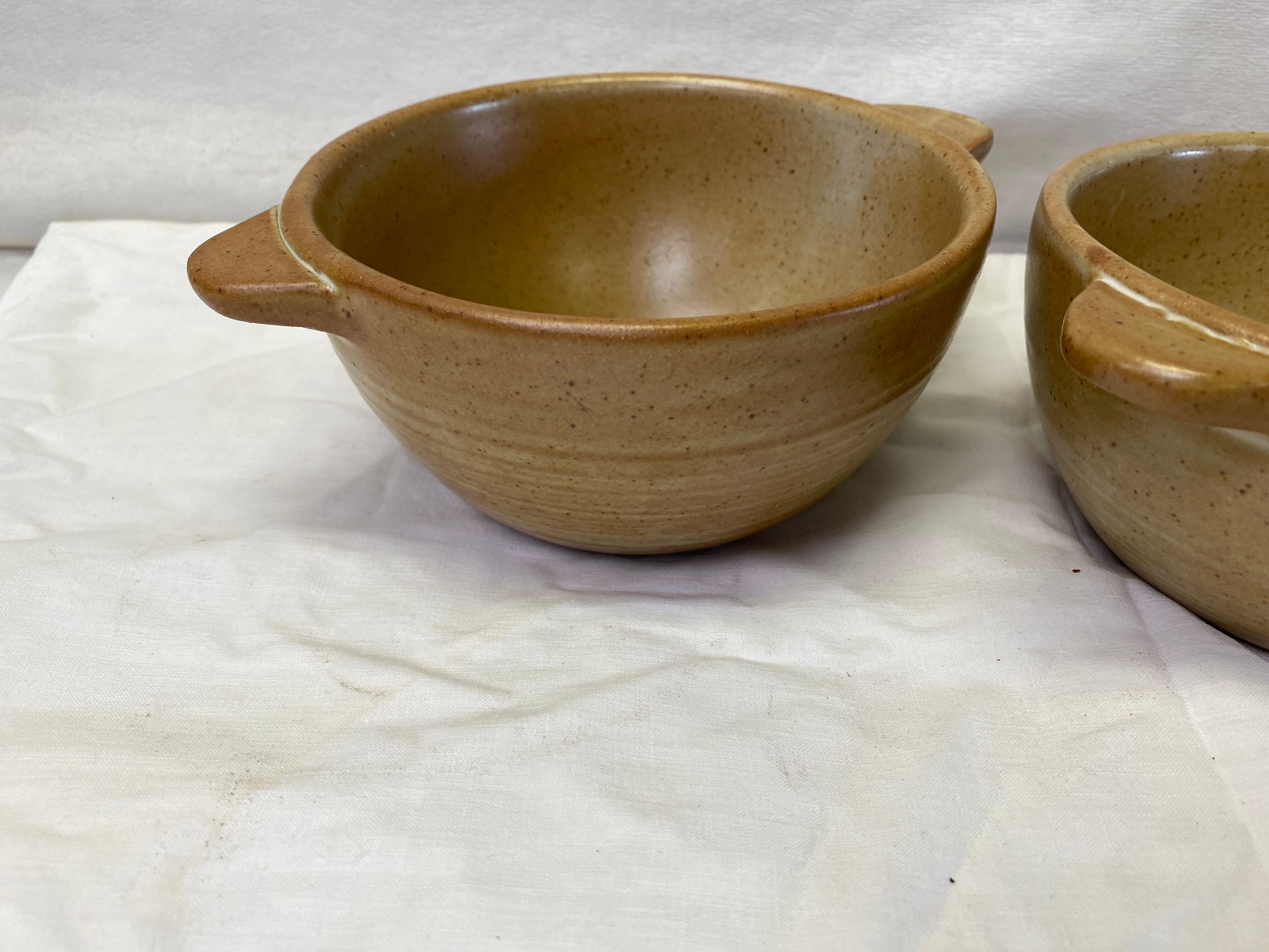 Set of 3 stoneware bowls