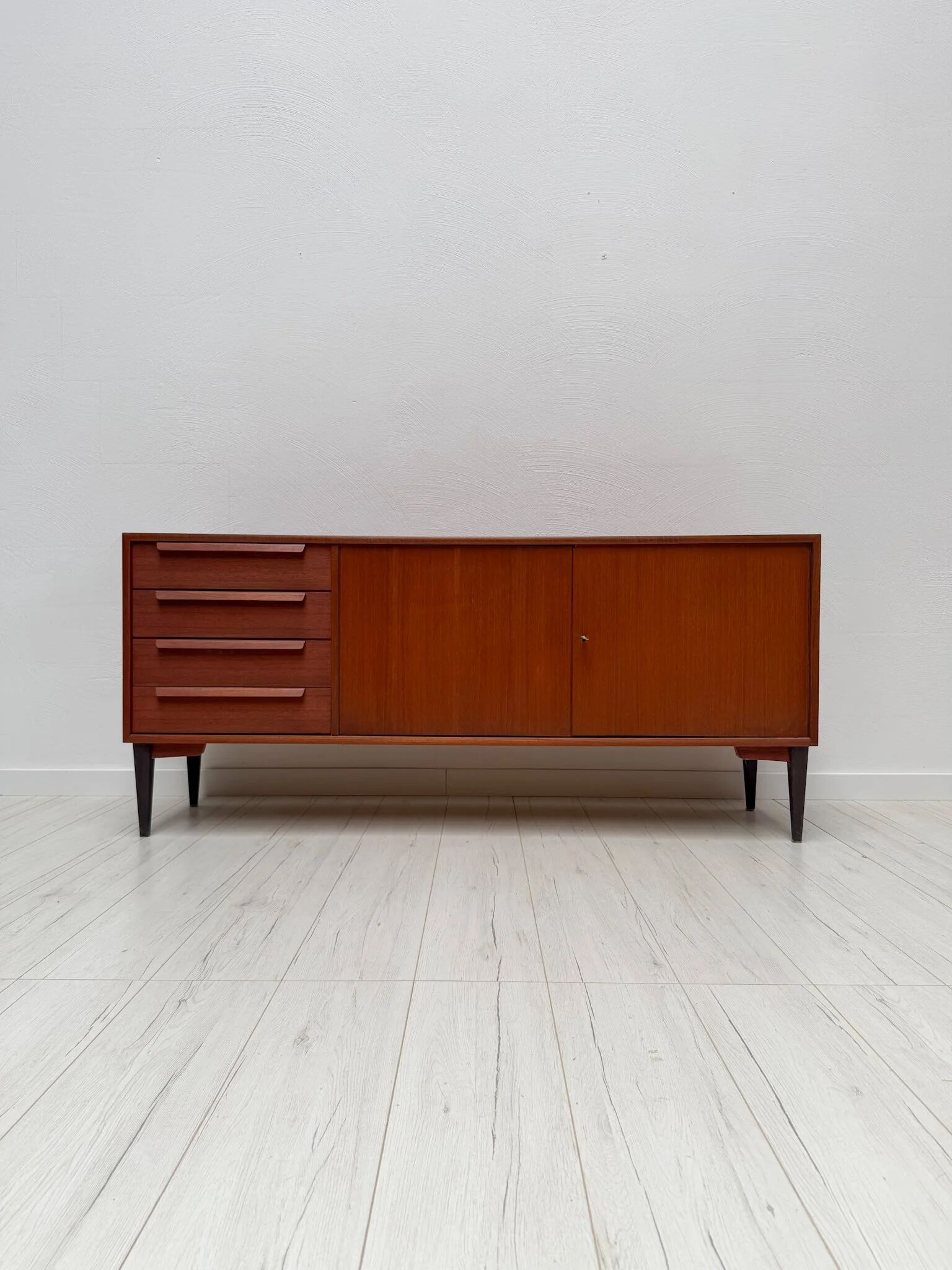 1960s vintage mid-century German teak sideboard by WK Möbel