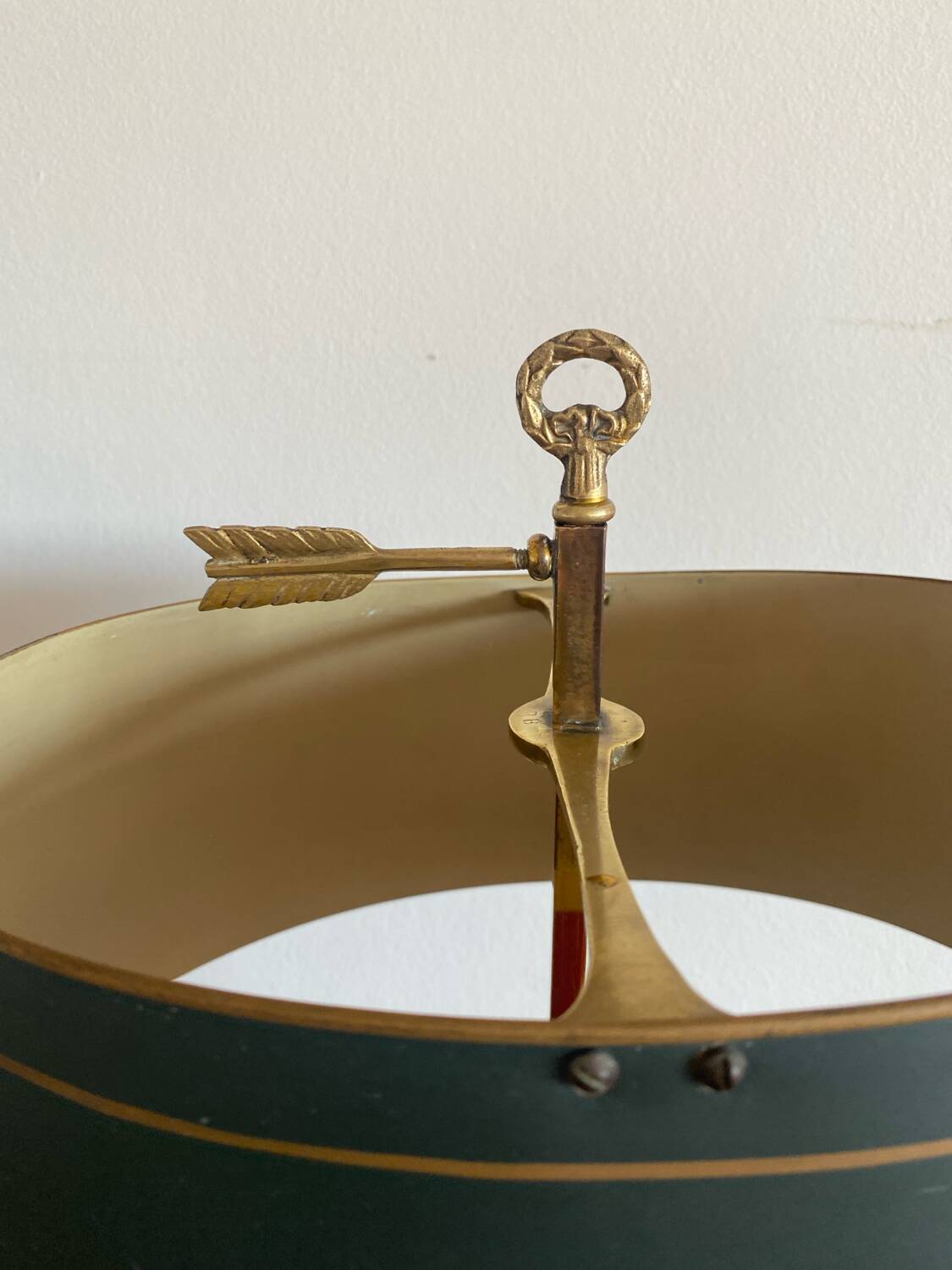 Lampe bouillotte 2 feux style empirique