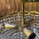 Vintage chandelier with pendants
