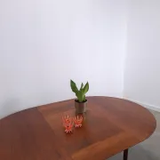 Vintage Danish Søborg Møbelfabrik extendable oval round dining table teak