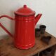 Red coffeemaker for the kitchen