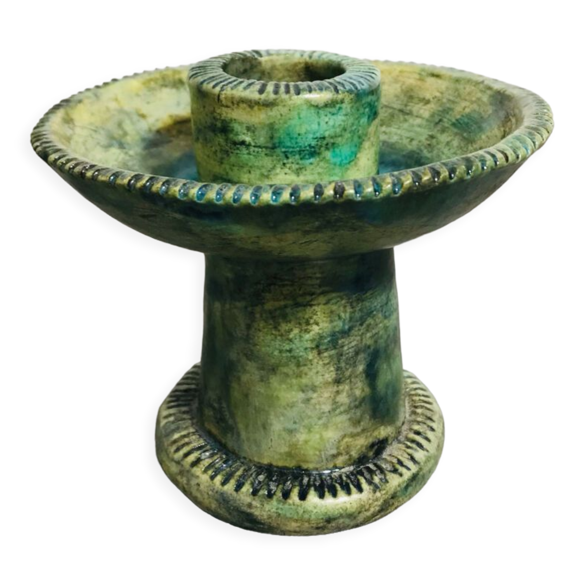 Les Arcs ceramic candle holder