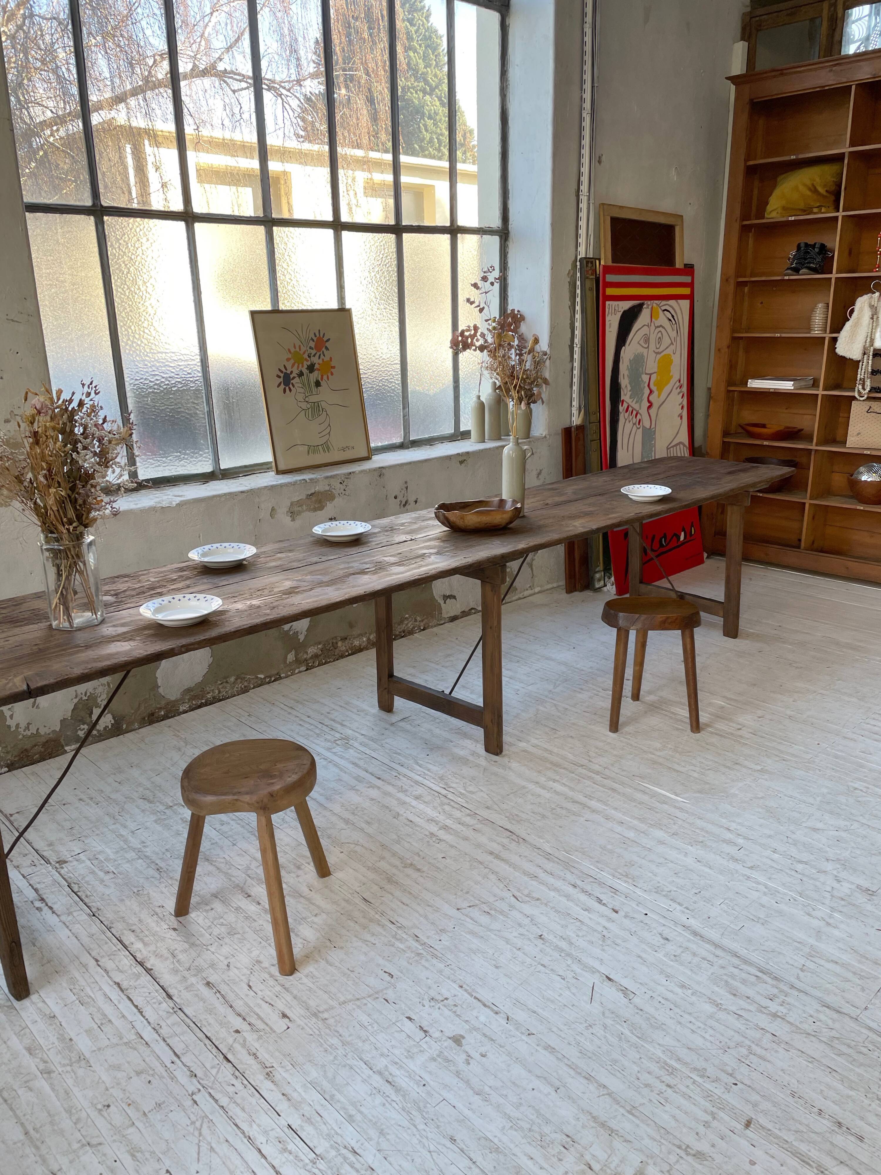 Guinguette table XXL 4m folding