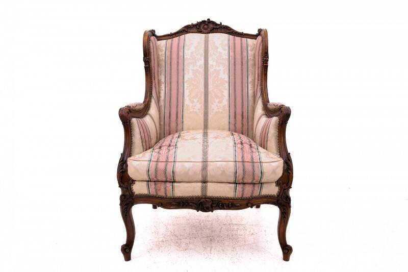 Wingback chairs, France, circa 1900