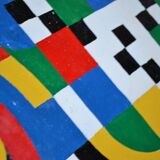 Orphism, Follower of Sonia Delaunay, Oil on panel, 67 x 46 cm