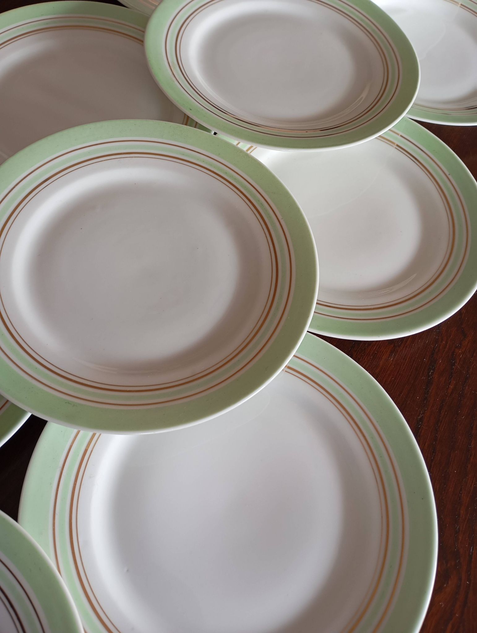 12 assiettes à dessert Descotte Reboisson & Barranger (D.R.B.) Limoges