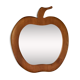 Wooden apple mirror