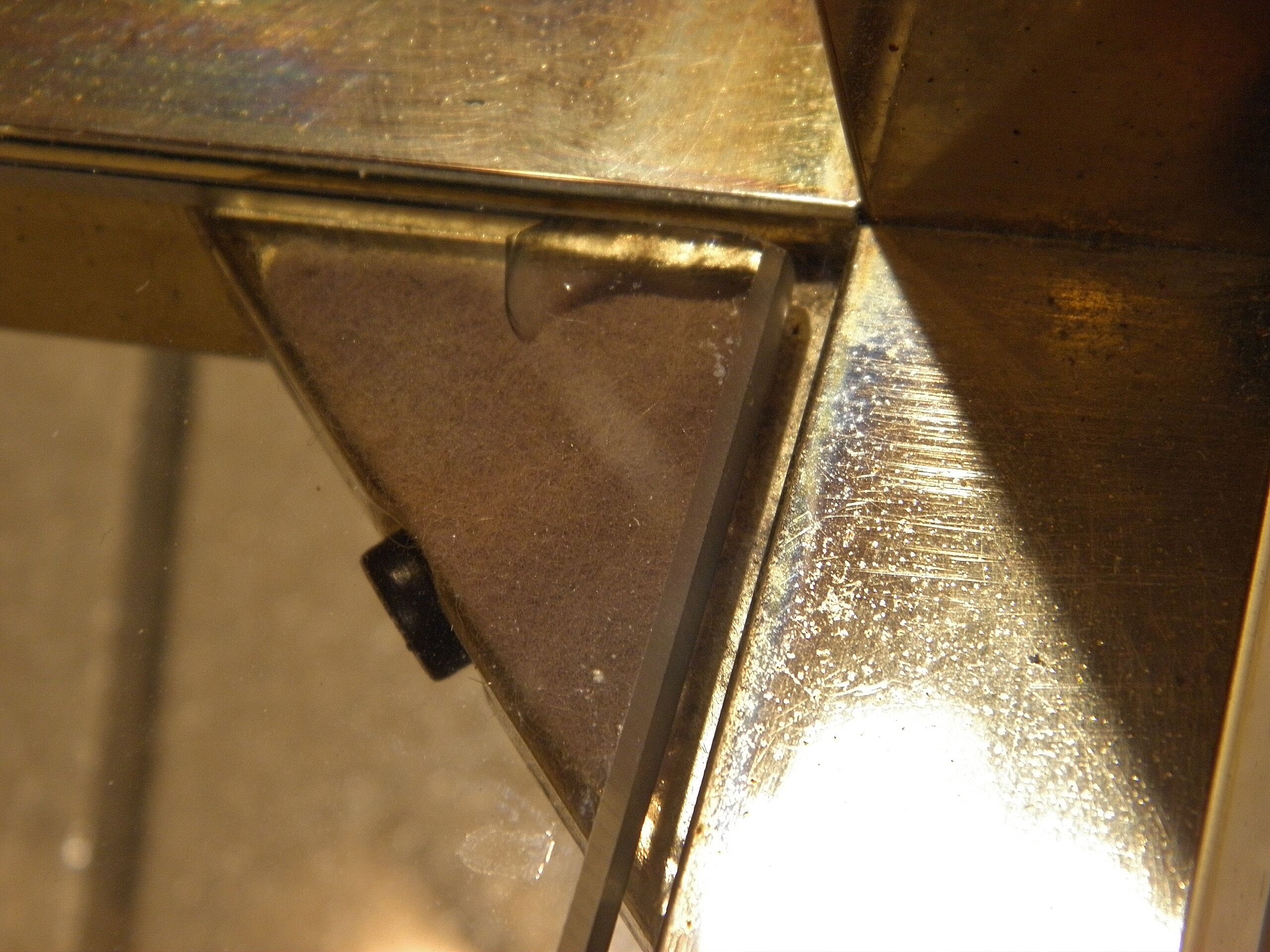 Gold metal and glass 1980