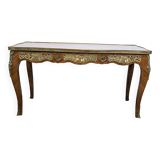 Louis XV style inlaid coffee table