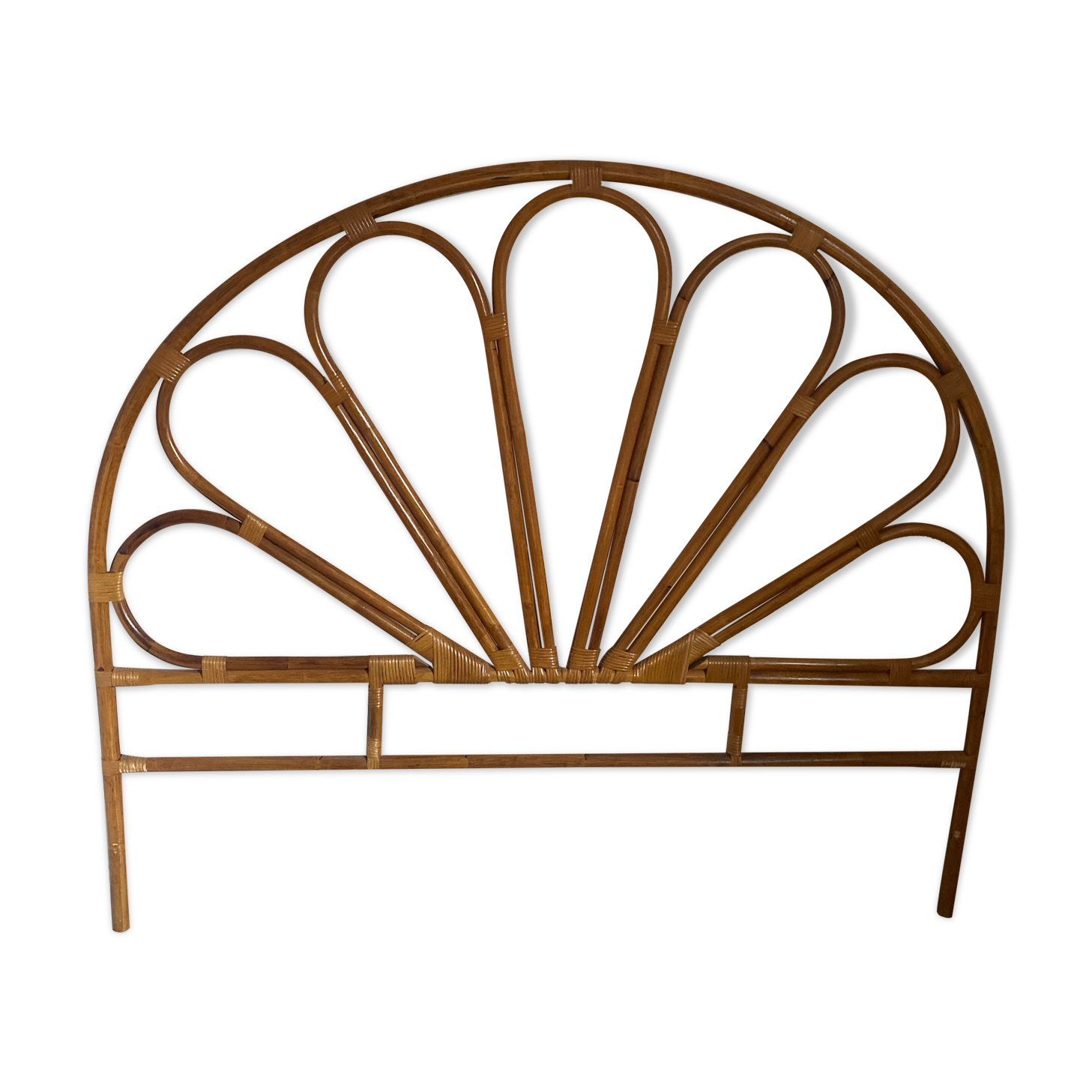 Rattan headboard