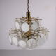 Murano white chandelier, Italy