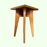 Small vintage side table with compass legs