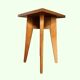 Petite table d’appoint vintage pieds compas