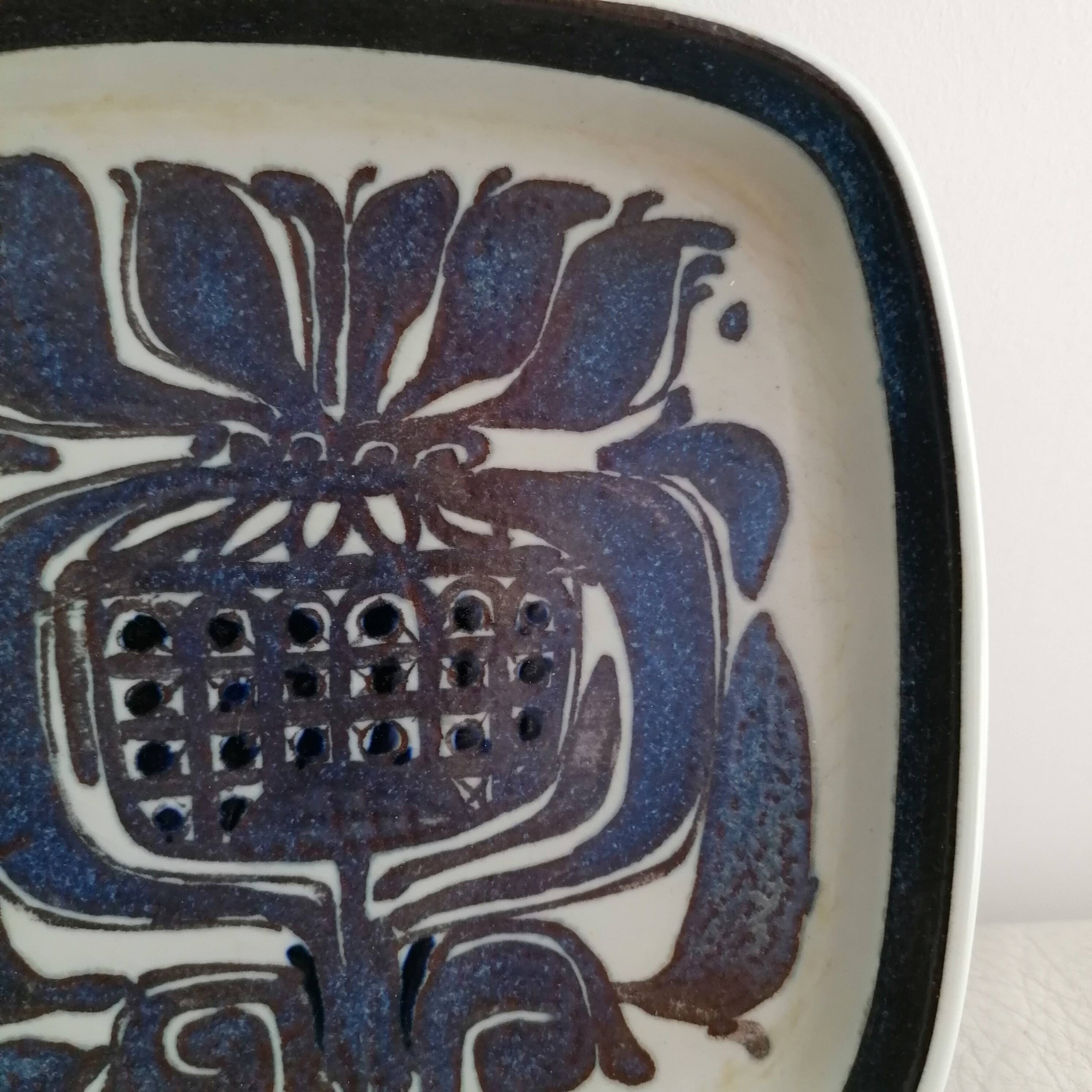 Earthenware trinket dish from the Ternera series by Kari Christensen for Royal Copenhagen