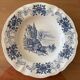 6 antique deep plates in Sarreguemines earthenware