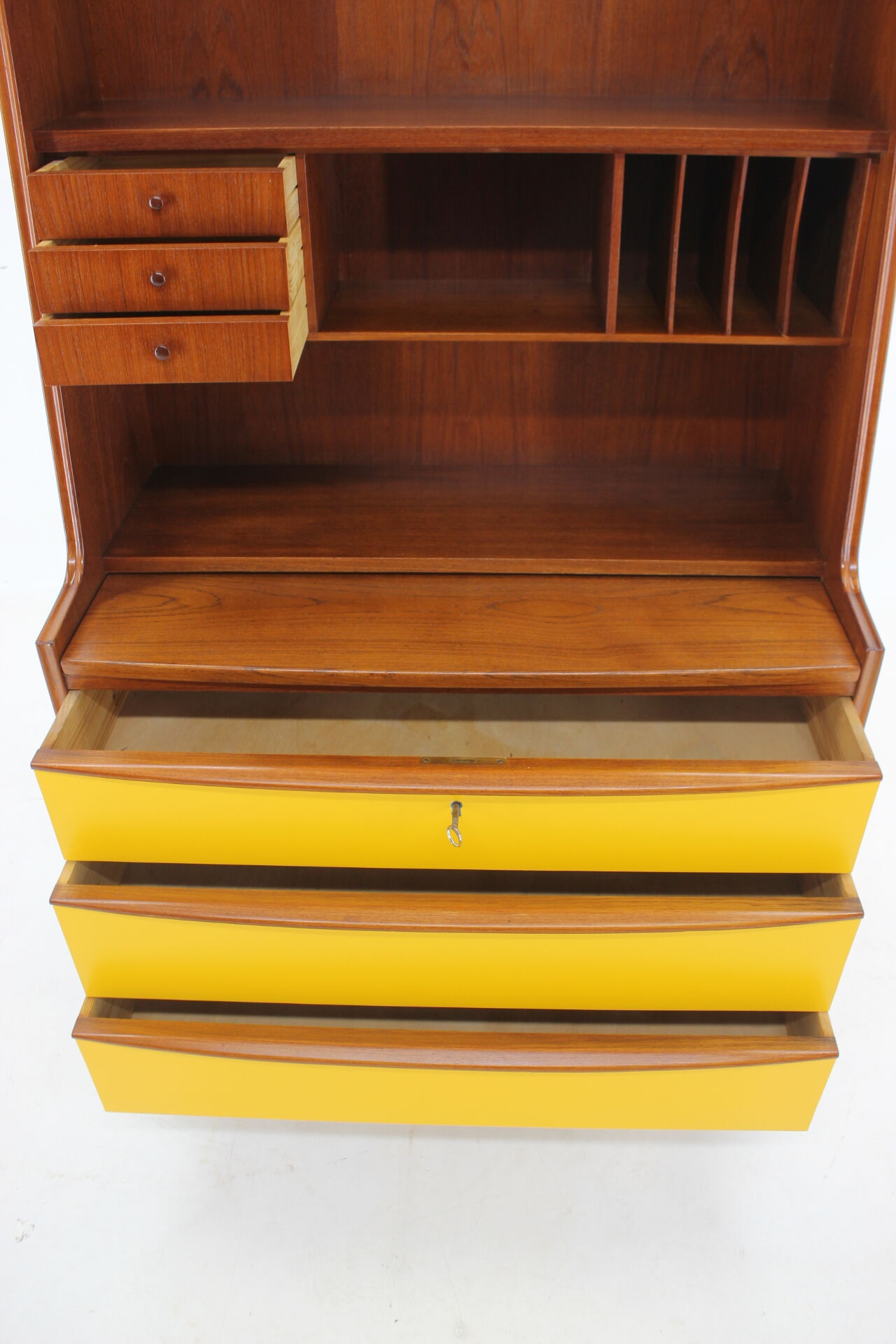 Danish teak writing cabinet 1960