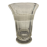 Vintage molded glass vase