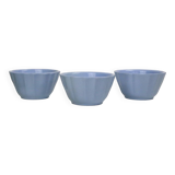 Set of 3 bowls or cups, unsigned