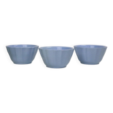 Set of 3 bowls or cups, unsigned