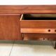 Mid-Century Modern Teak sideboard with brass handles, Germany 1960s