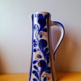 Betschdorf Alsace stoneware pitcher, 1960