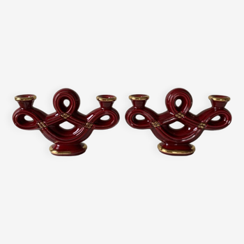 Vallauris candlesticks from the 50s