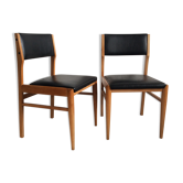 Series of 2 Scandinavian chairs from the 60s