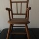 Wooden chair for dolls, early 20th century
