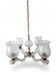 Vintage style Florentine/Hollywood Regency chandelier with 3 lights, 1970s revival 1.