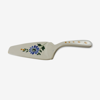 Old pie shovel, flower decoration, Selestat, from Sarreguemines