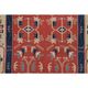 Vintage Turkish Oushak Handmade Wool Cotton Red Area Rug 130x190