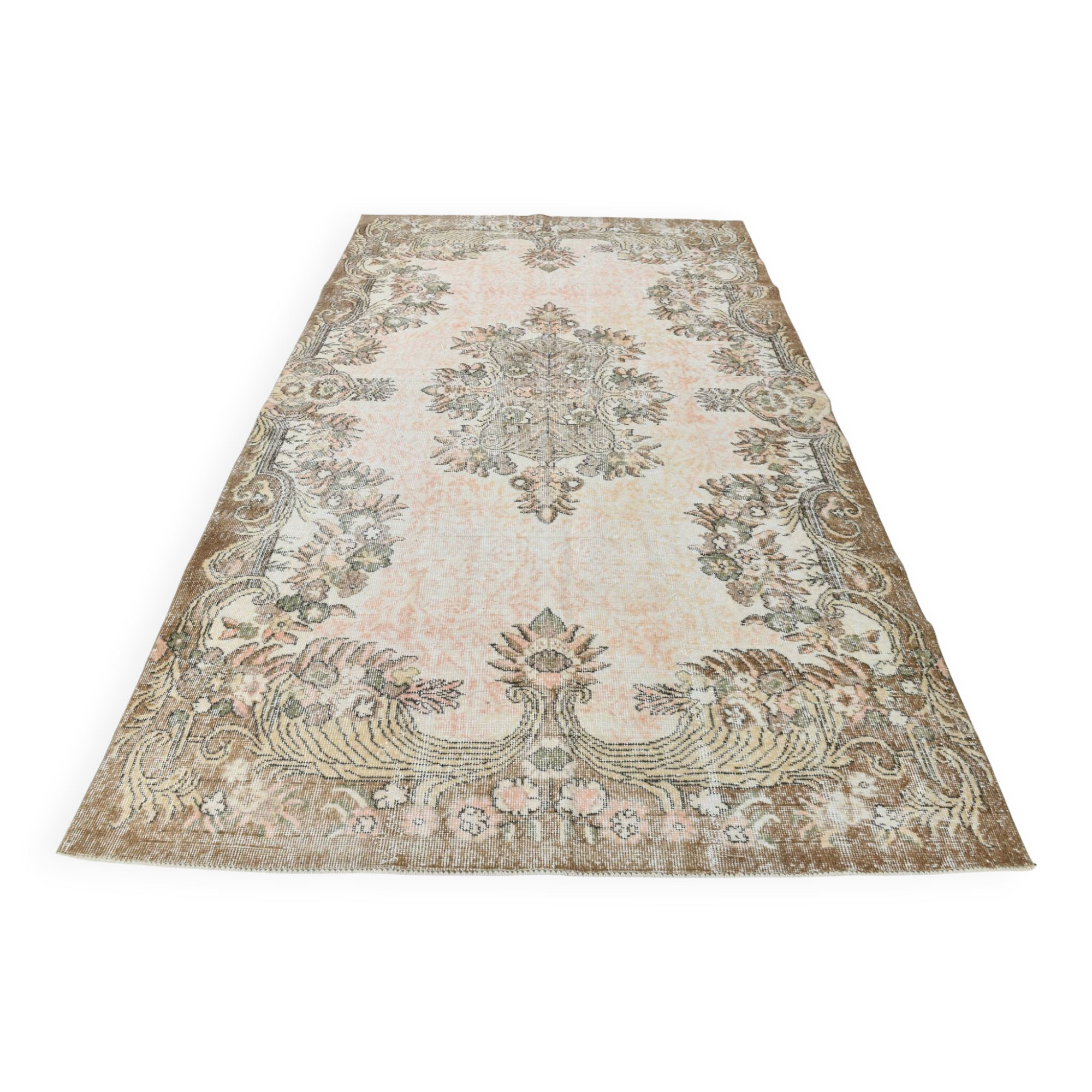 6x10 Classic Persian Vintage Rug, 179x303 Cm