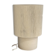 White Stone Table Lamp