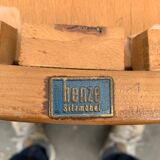 Vintage woven seated chairs