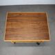 Restored Danish teak rolling table with shelf, 1960s
