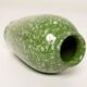 Hand-painted green porcelain vase, mid-20th century.
