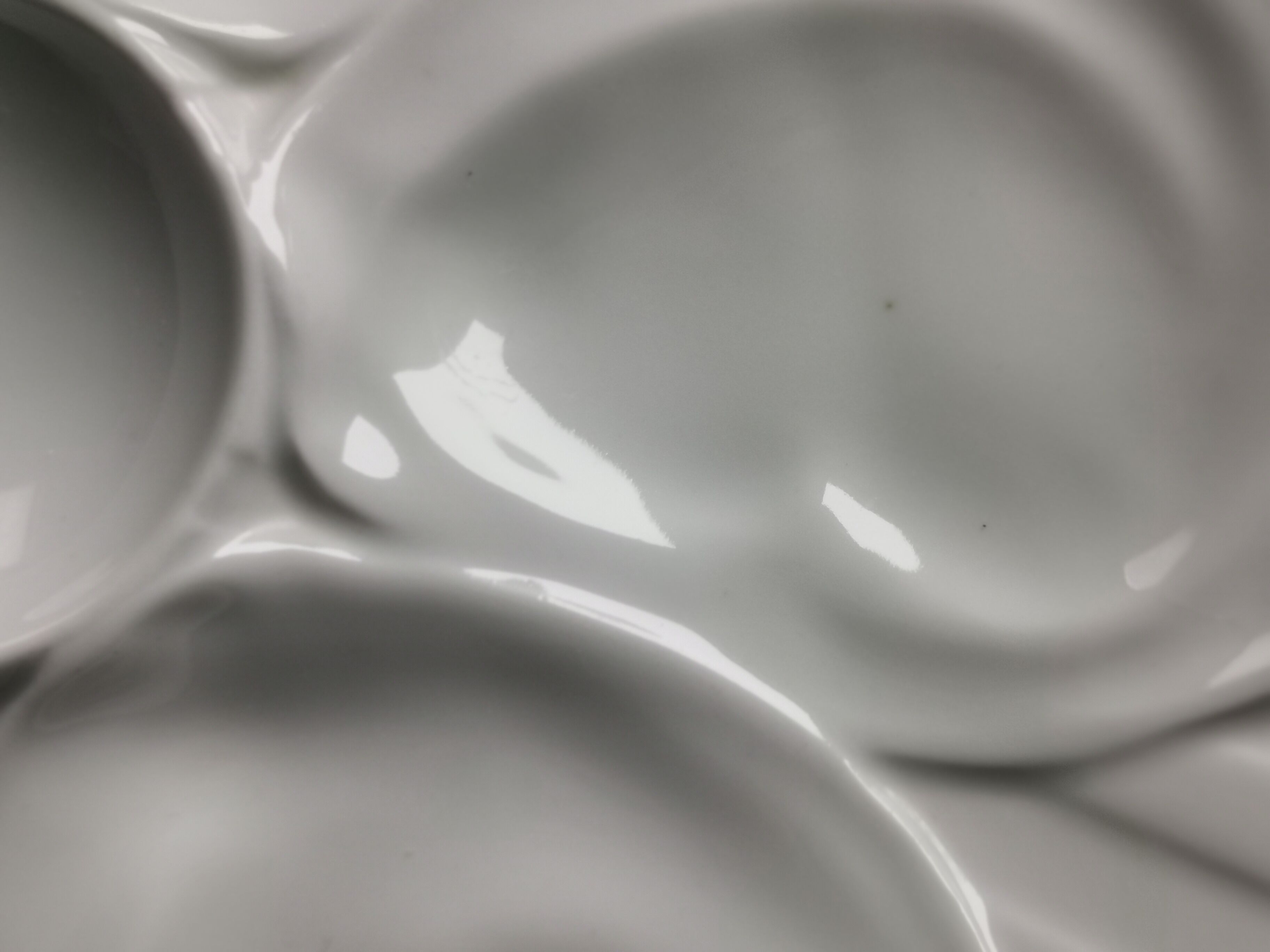 Ensemble de 6 assiettes Pillivuyt porcelaine blanche