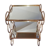 Metal bedside table dore vintage