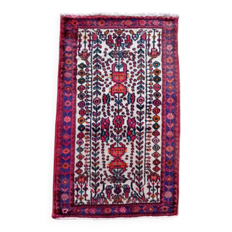 Tapis Persan Hamadan fait main 124x75cm