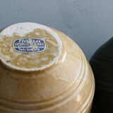 Paire de cache pots en crystalite