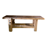 Établi de métier ancien Lemainque Paris – 218 cm 🤎